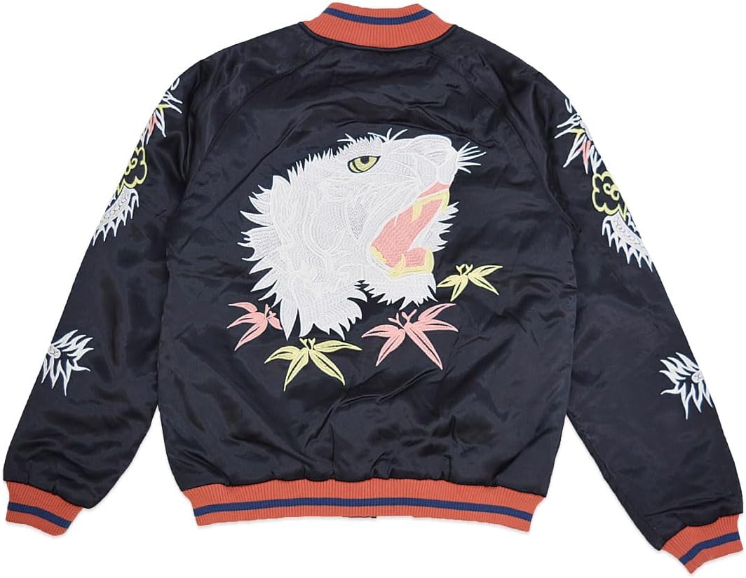 Houston 虎富士山 スカジャン タグ付き Houston 虎富士山 スカジャン